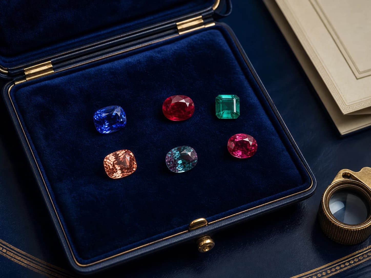 A curated portfolio of certified investment gemstones