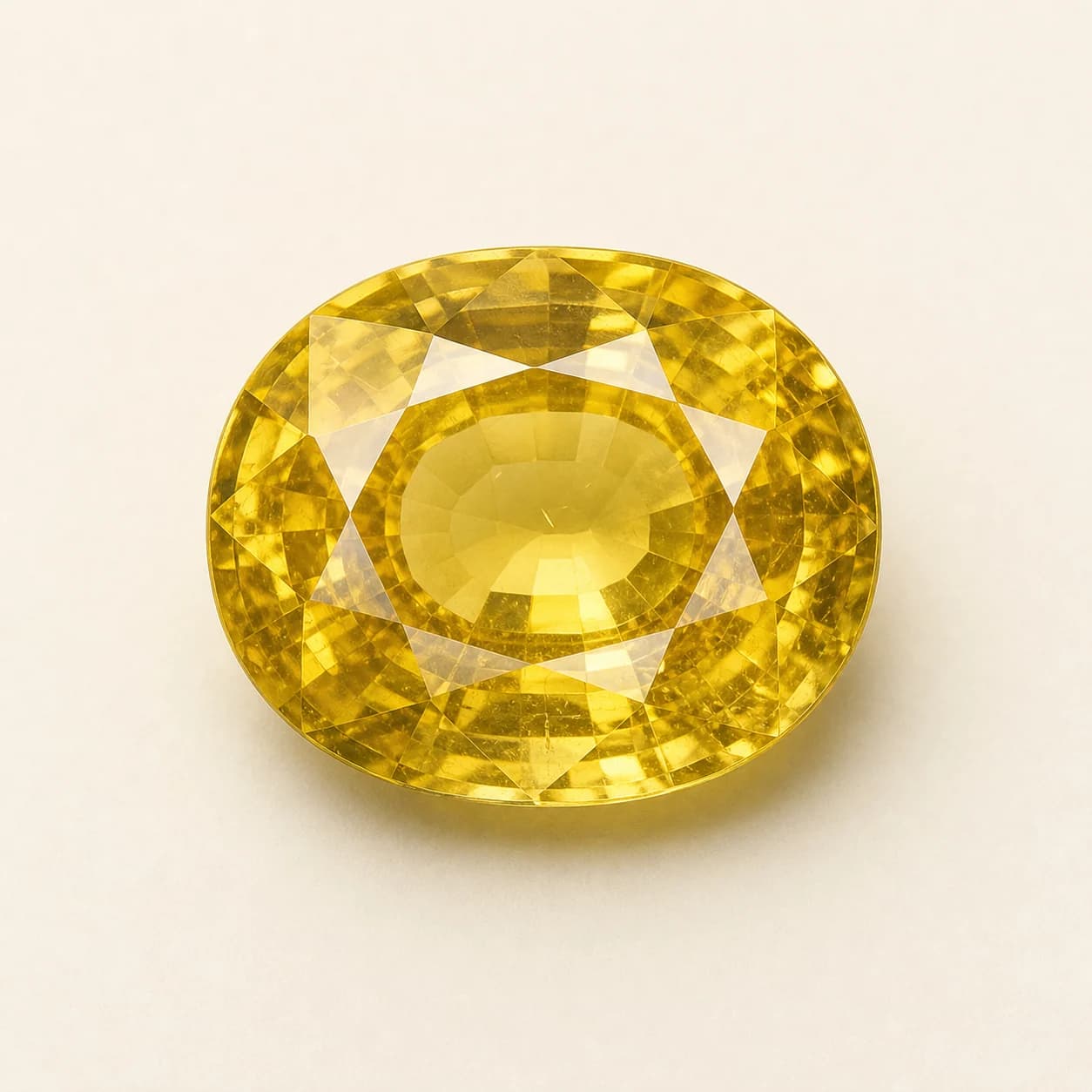 Yellow Sapphire 4.60ct natural yellow sapphire from Sri Lanka